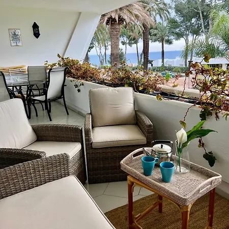 Miraflores Beach&tennis Amazing View By The Sea Apartment *